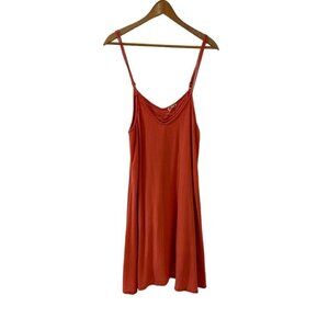 Lagaci Women's Size Medium Coral Swim Cover Up Summer Dress